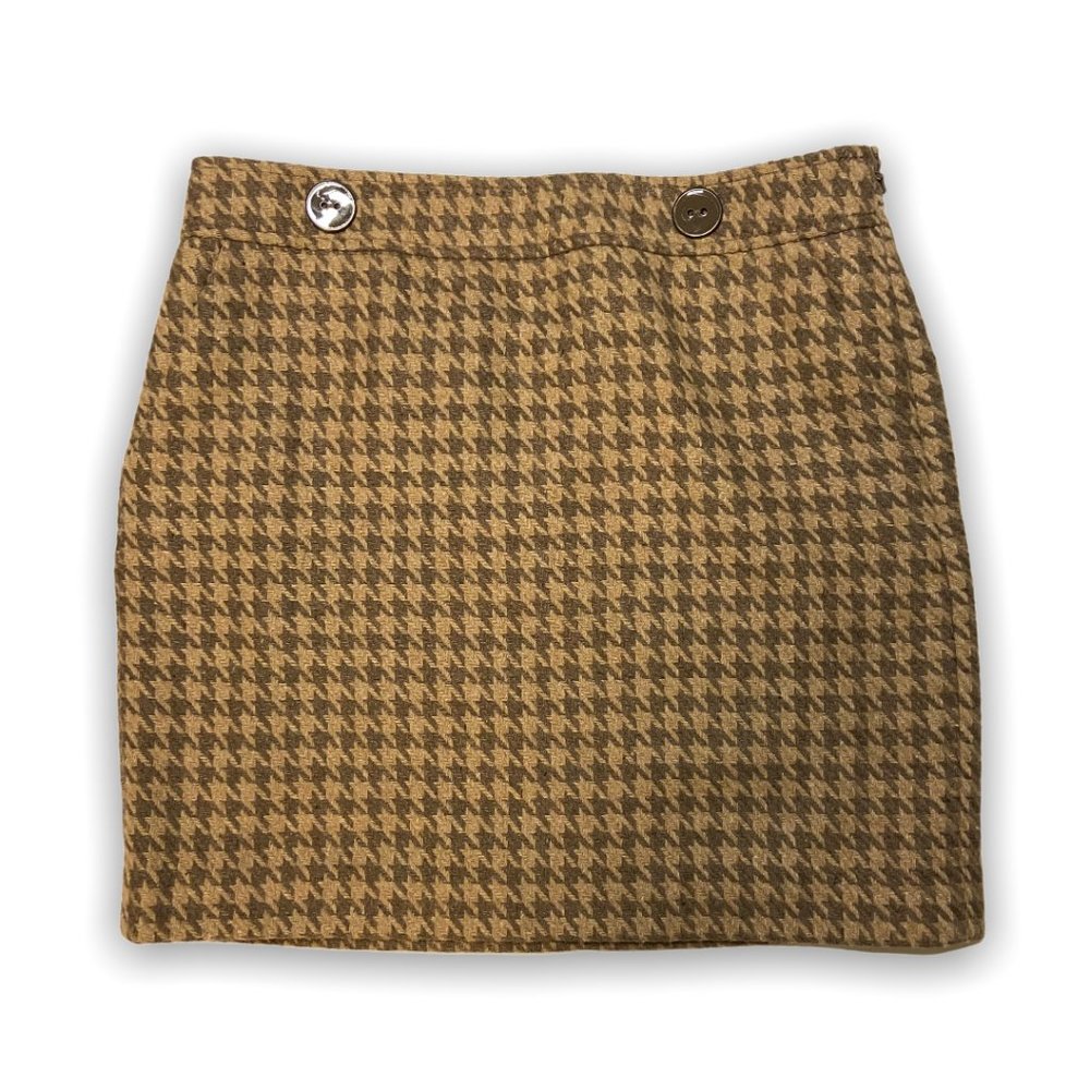 Loft Gingham Mini Skirt